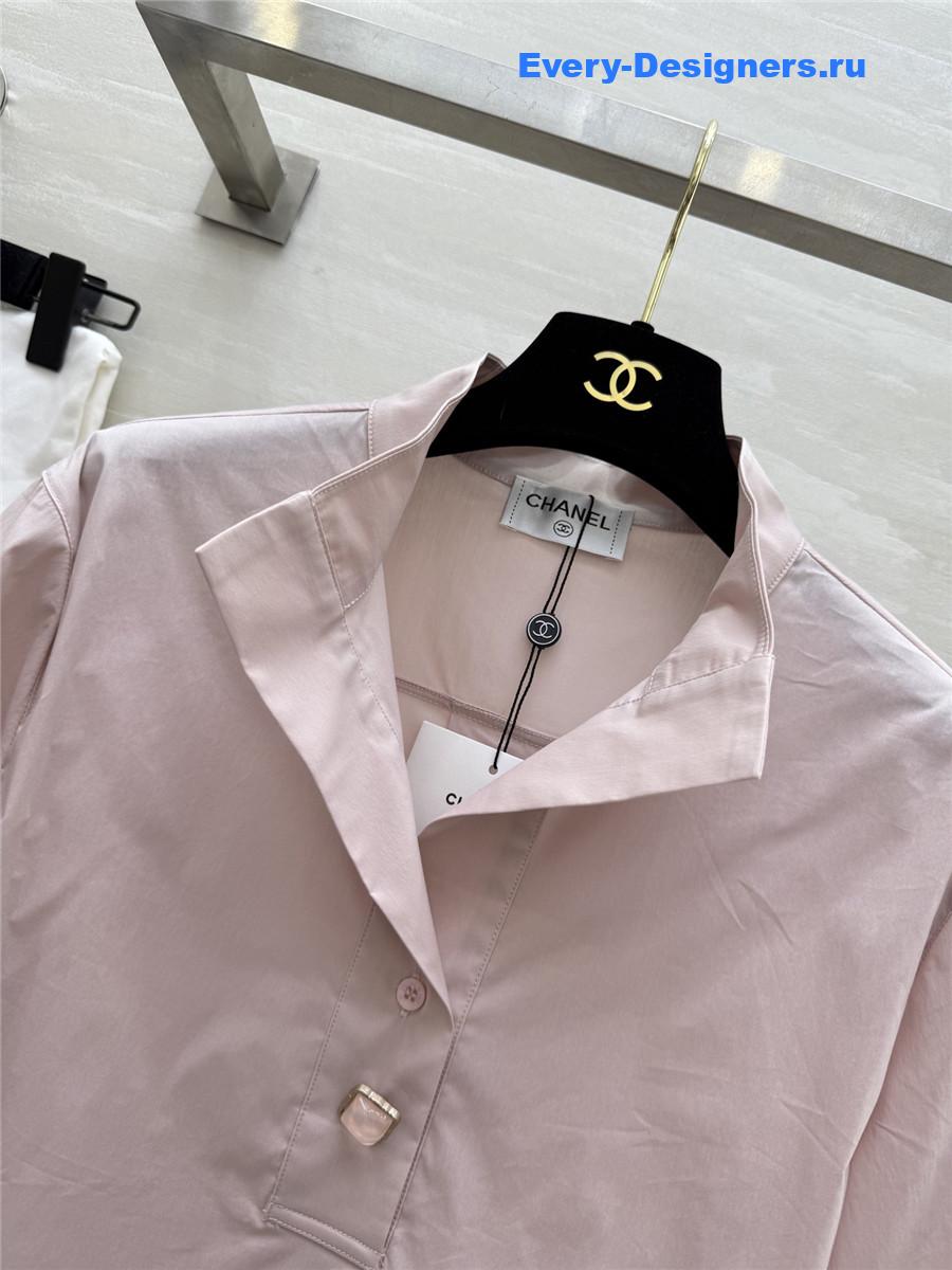 Ch**el light pink shirt