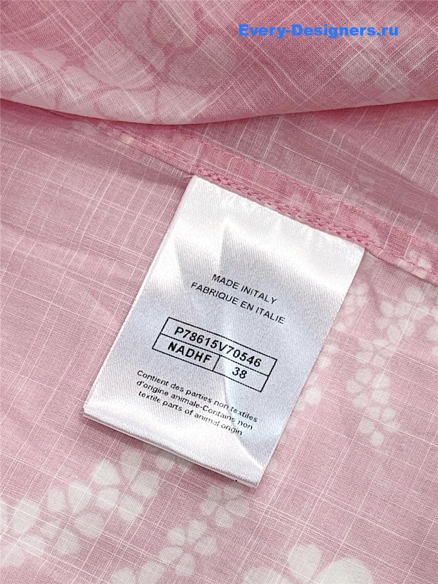 Ch**el coco beach pink shirt