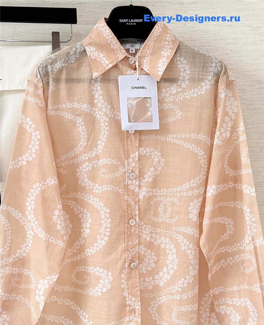 Ch**el coco beach beige shirt