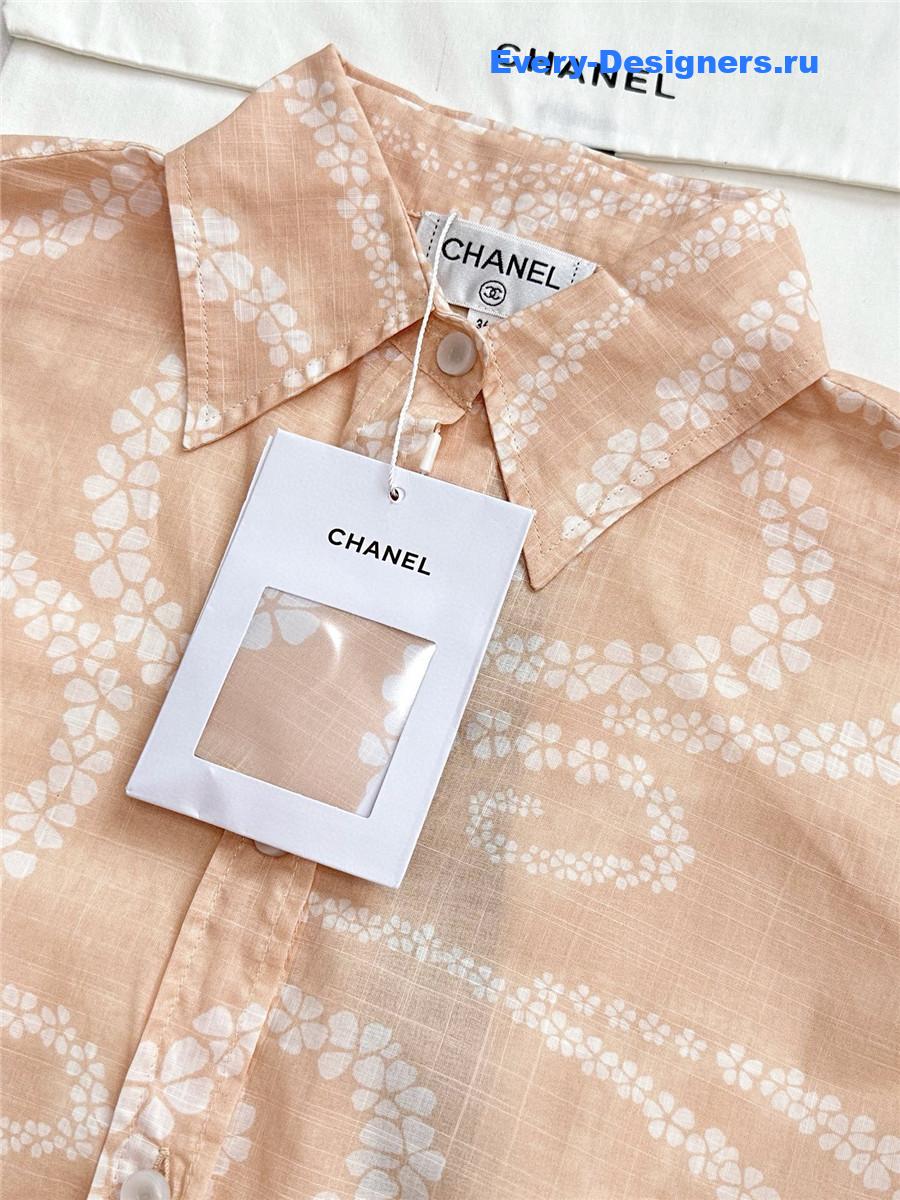 Ch**el coco beach beige shirt
