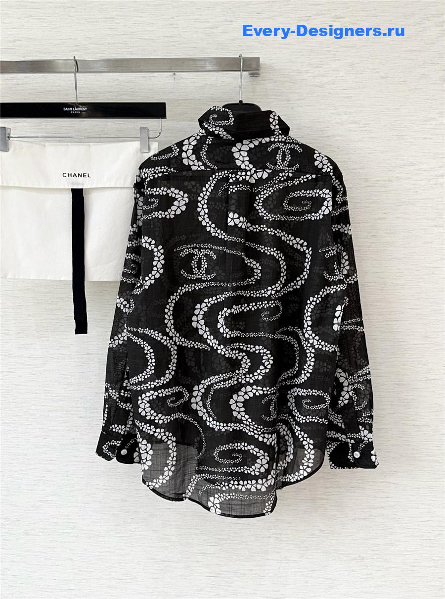 Ch**el coco beach black shirt