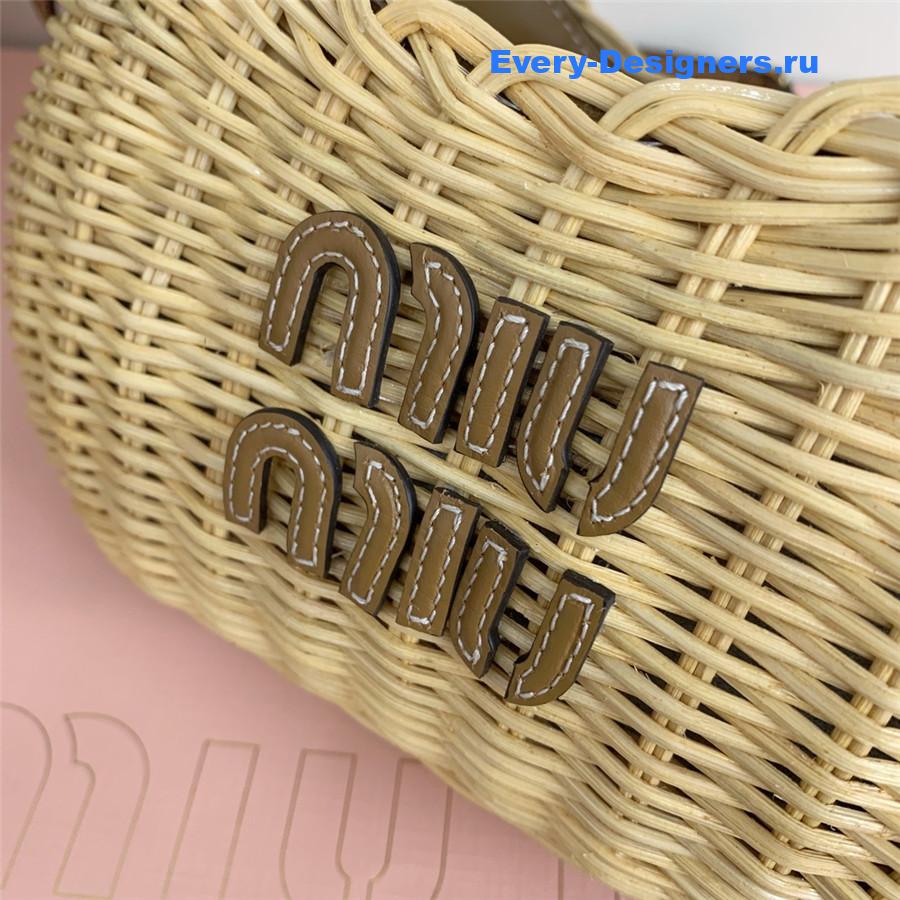 Miu Miu Wander Wicker Bag