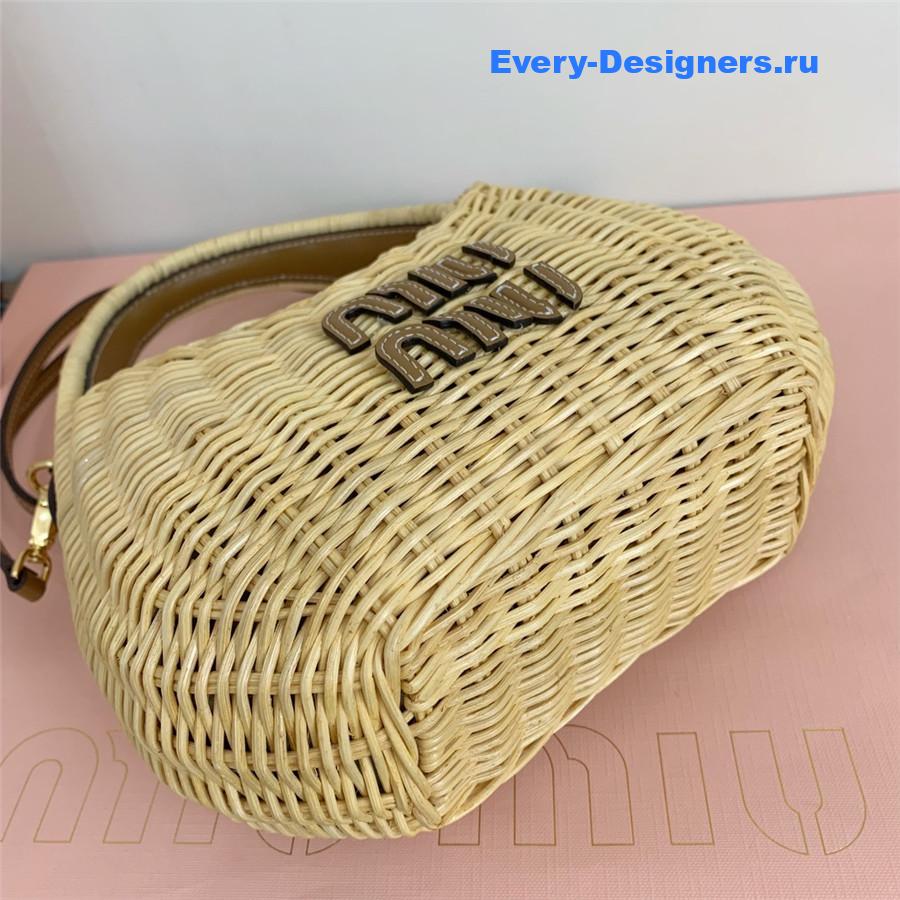 Miu Miu Wander Wicker Bag