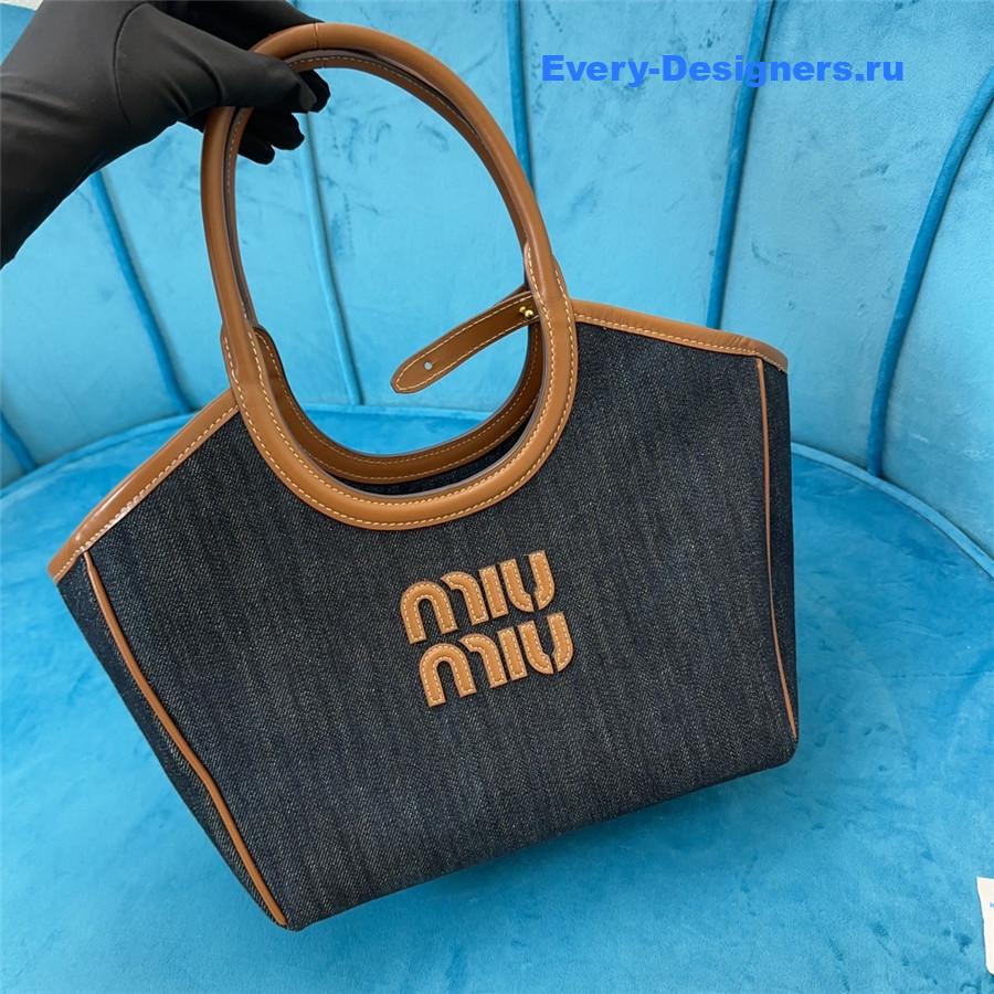Miu Miu Ivy Denim Tote