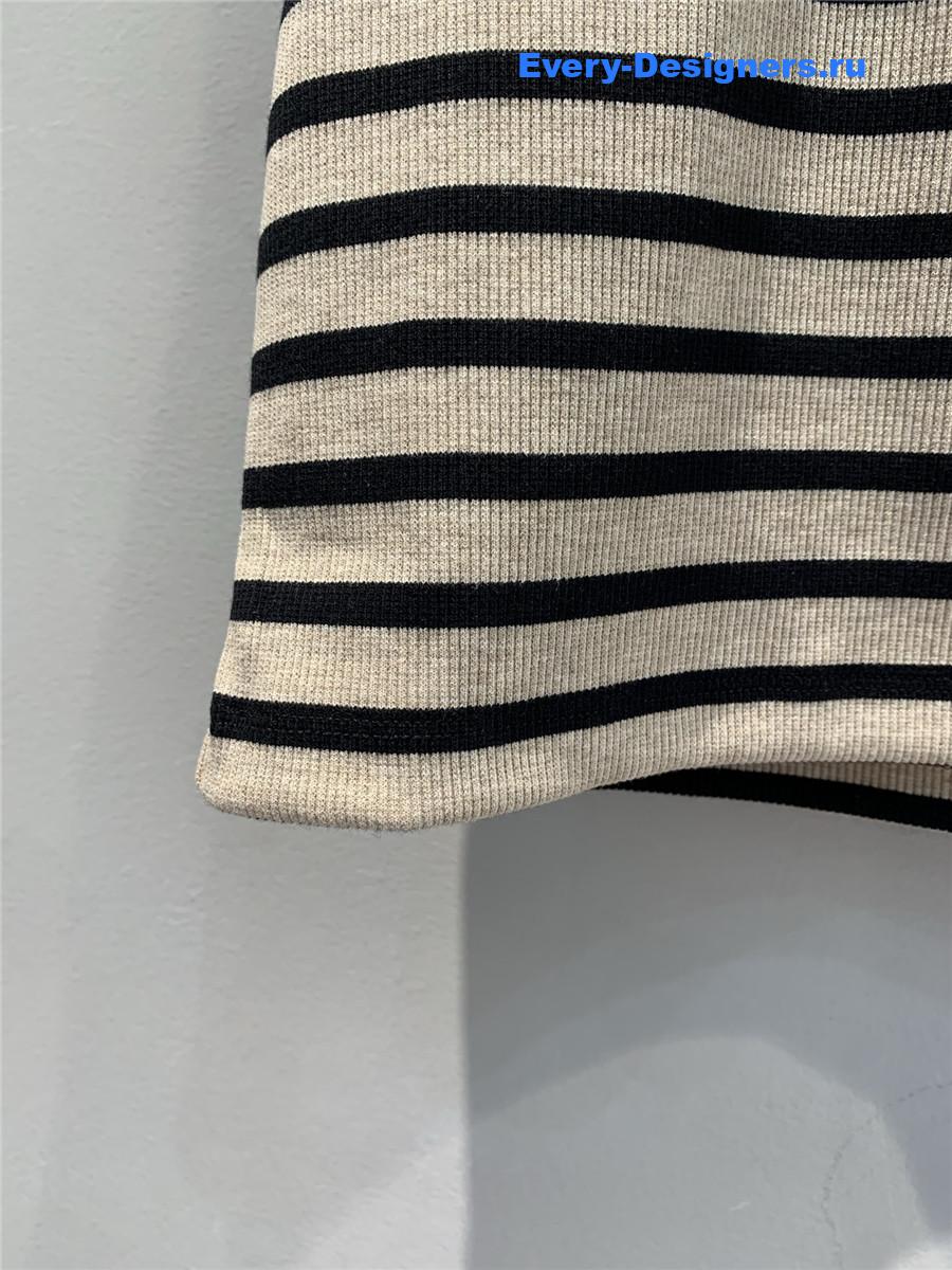 Miu Miu Striped Knitted Sports Vest