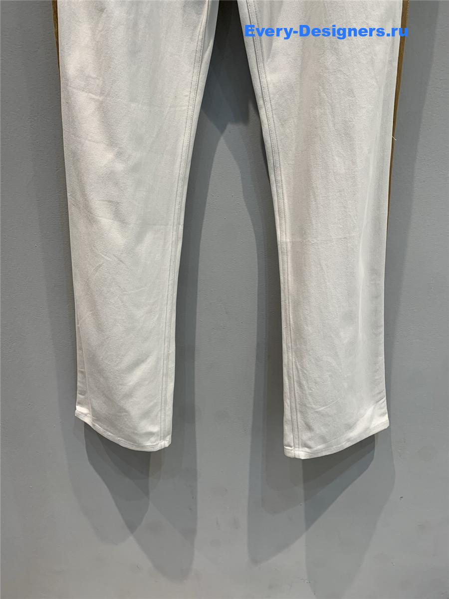 Miu Miu White Straight-Leg Jeans