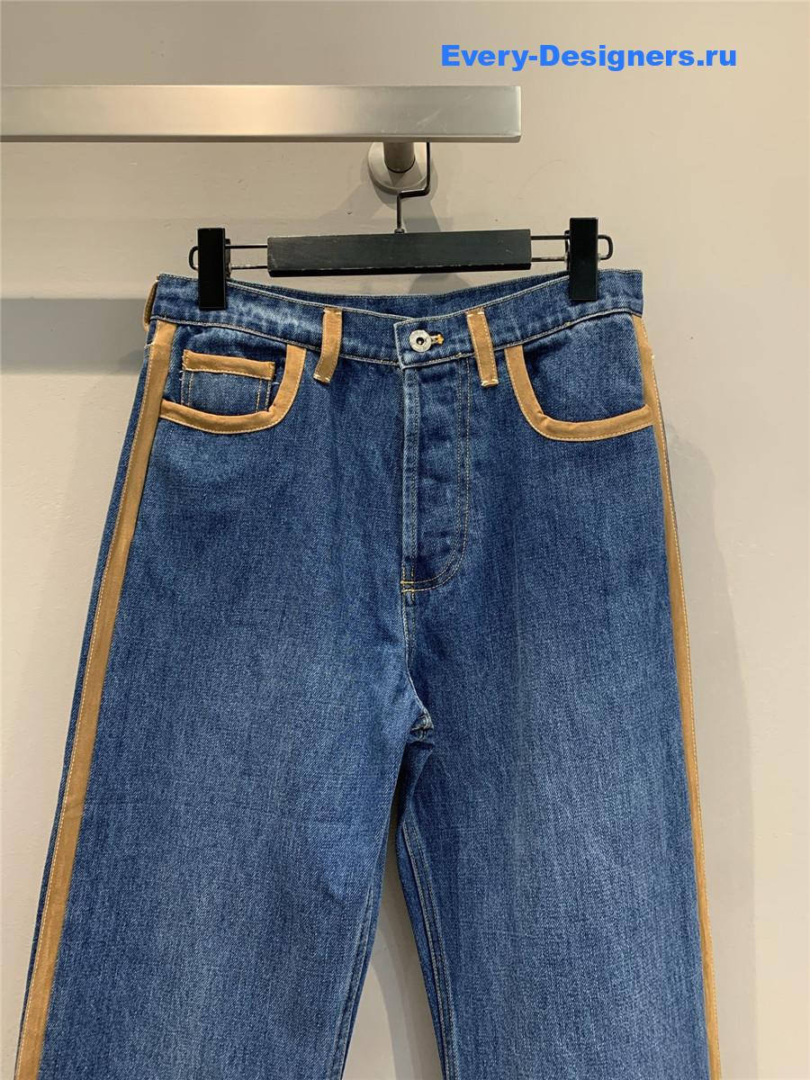 Miu Miu Blue Straight-Leg Jeans