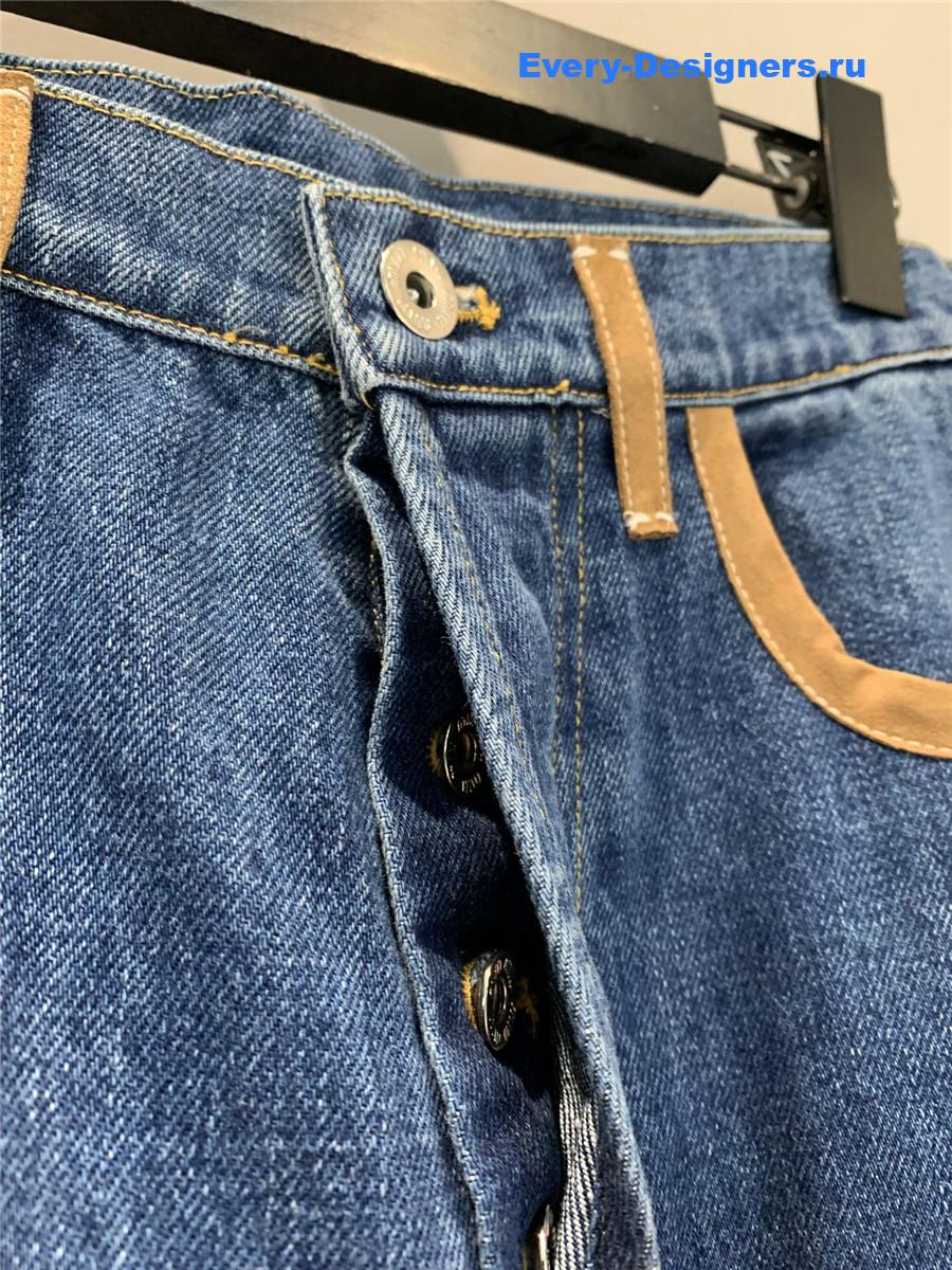 Miu Miu Blue Straight-Leg Jeans