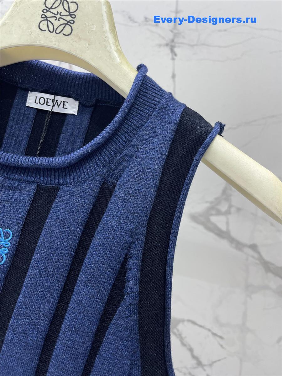 L0ew* rib-knit sleeveless top