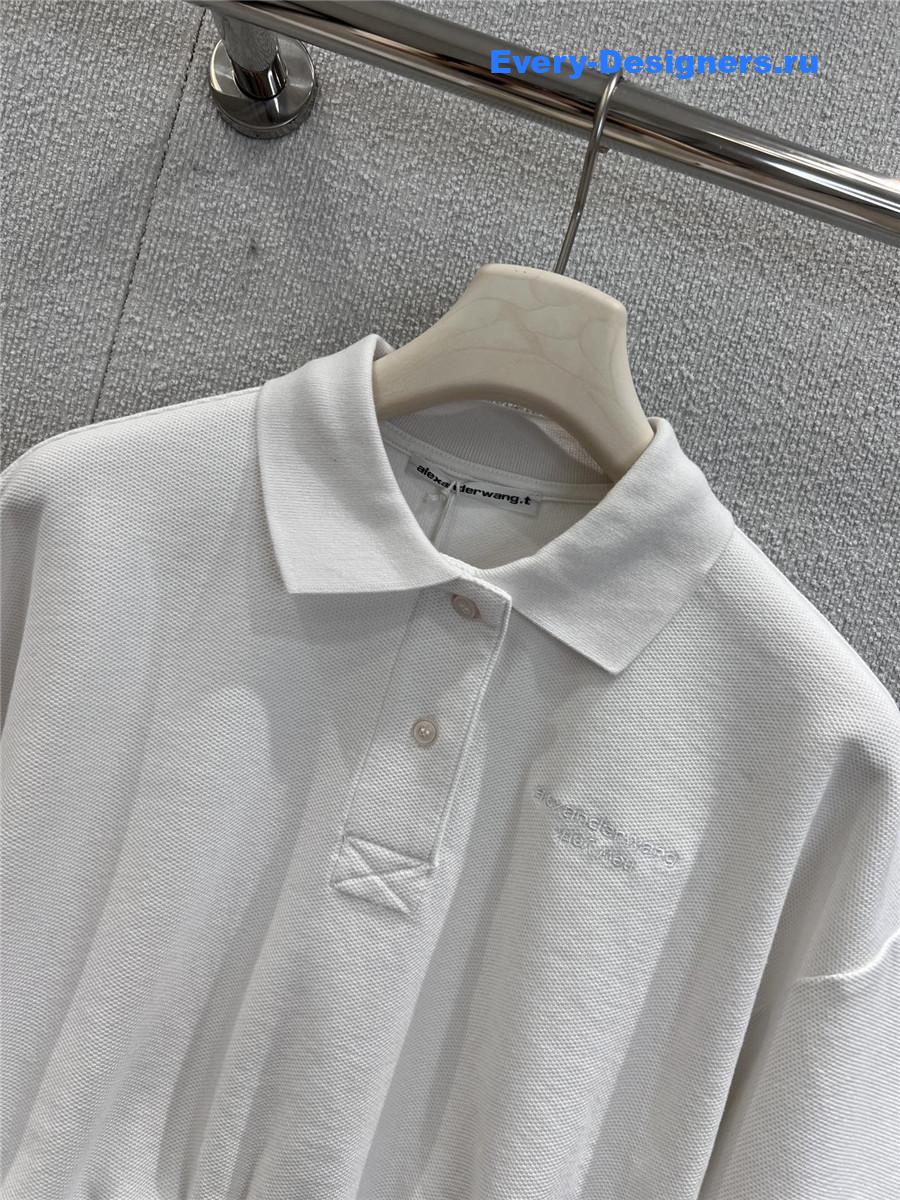 A1exa*der wang grey piqué set