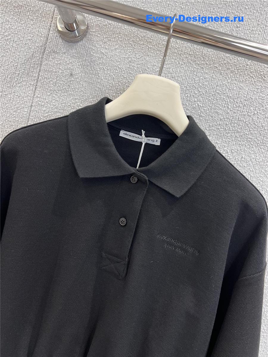 A1exa*der wang black piqué set