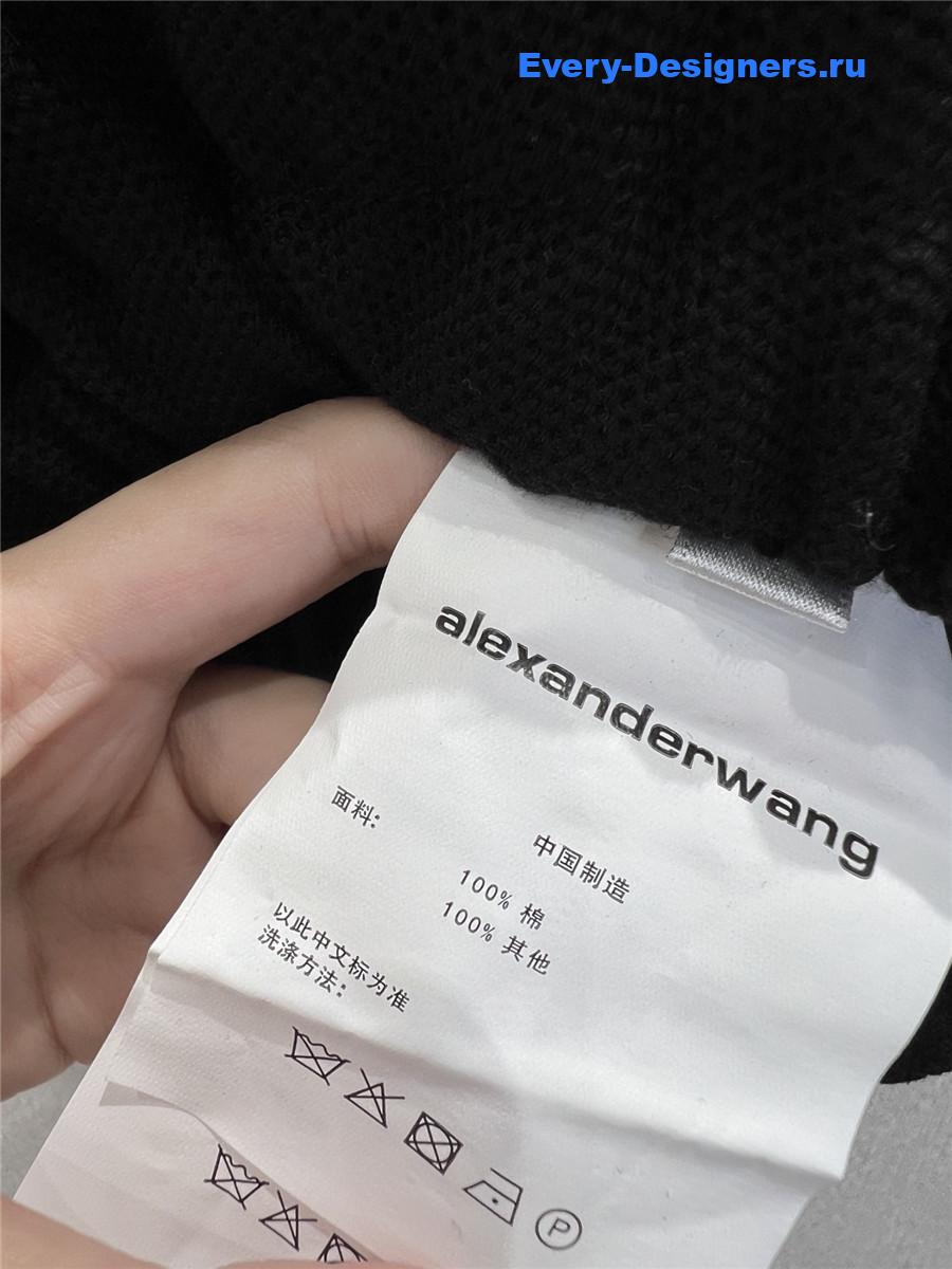 A1exa*der wang black piqué set