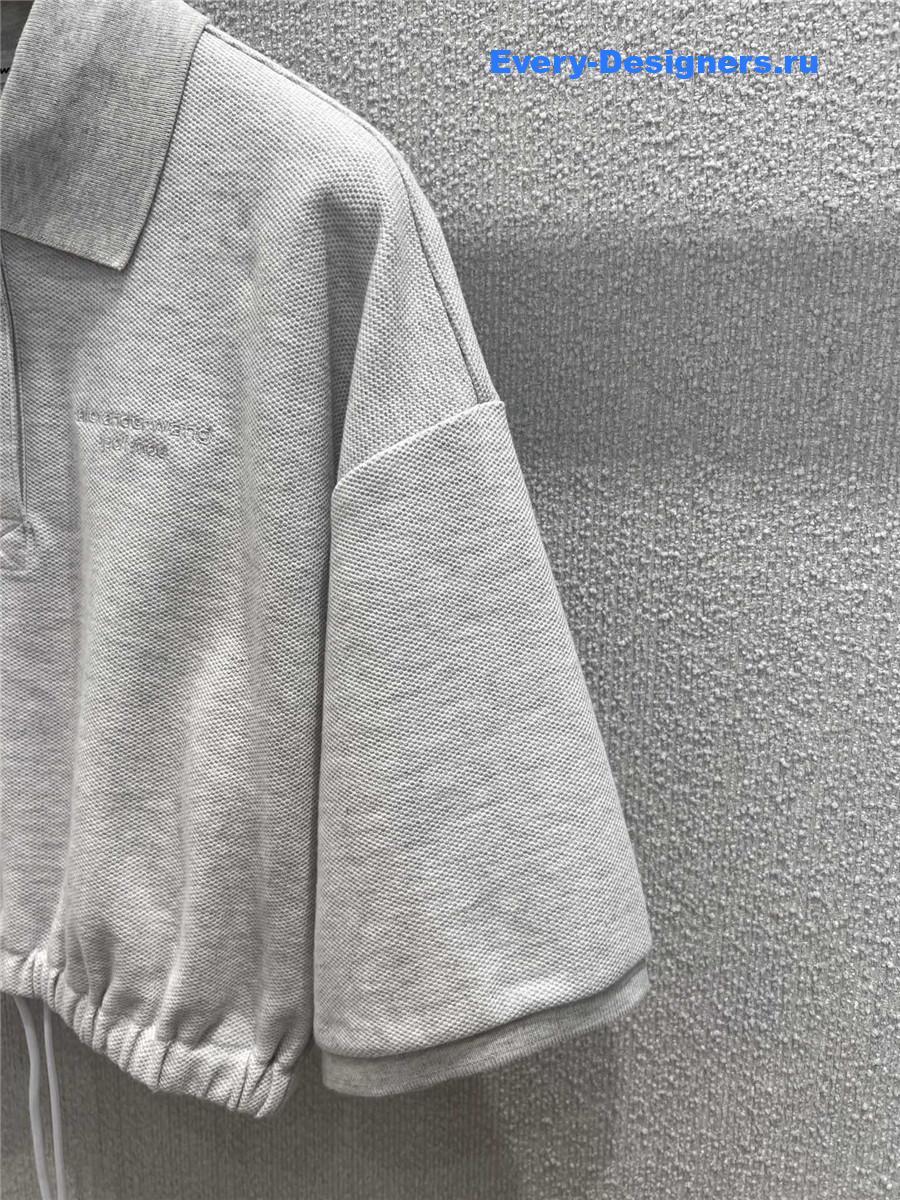 A1exa*der wang gray piqué set