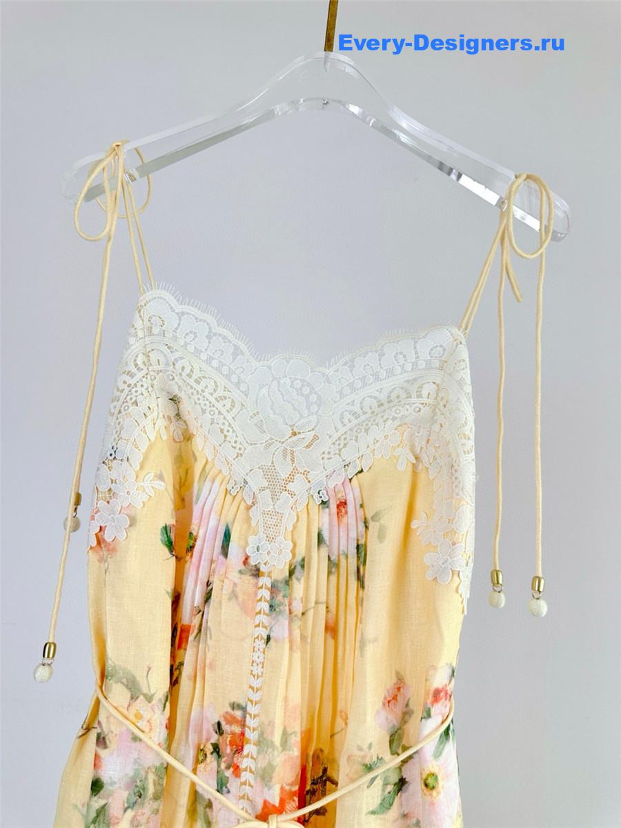 Zimme Yellow Everley Dress