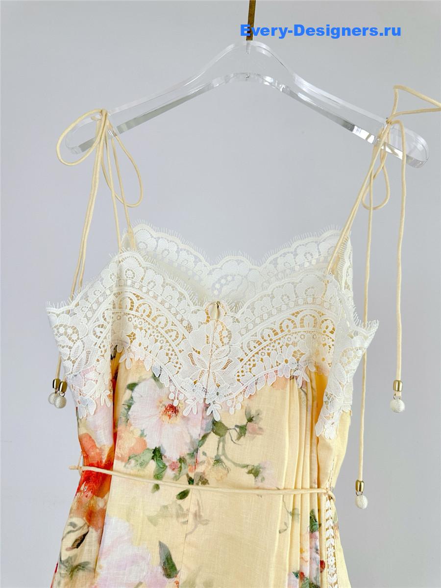 Zimme Yellow Everley Dress