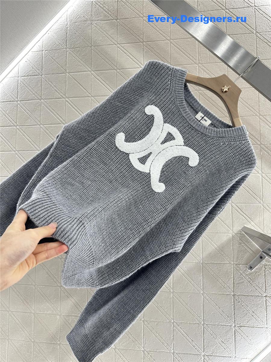 Ce1i*e triomphe gray sweater