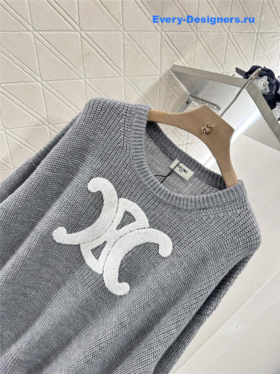 Ce1i*e triomphe gray sweater