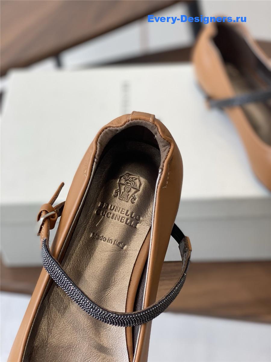 BC Brown Mary Jane Flats