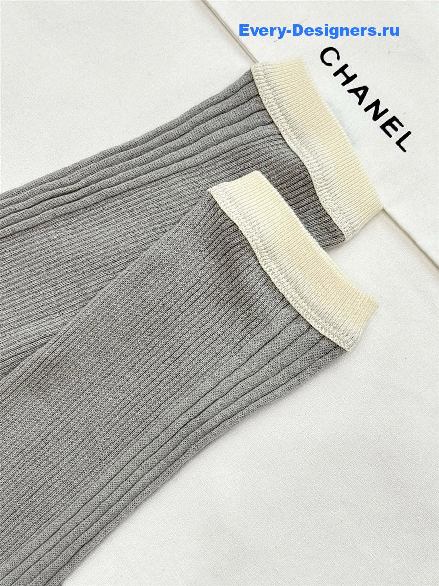 Ch**el grey rhinestone cardigan