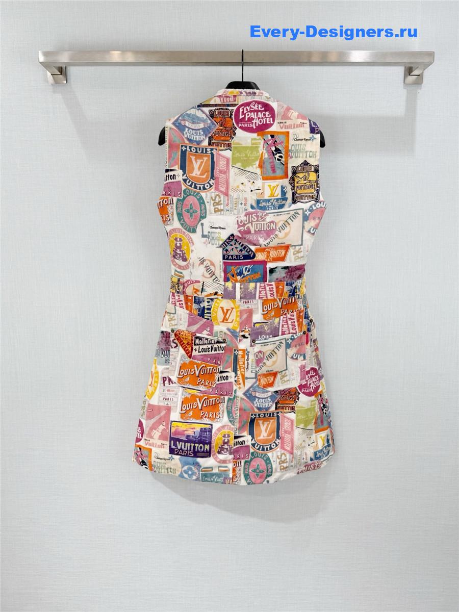 l0vis Vvtt0n travel patch dress