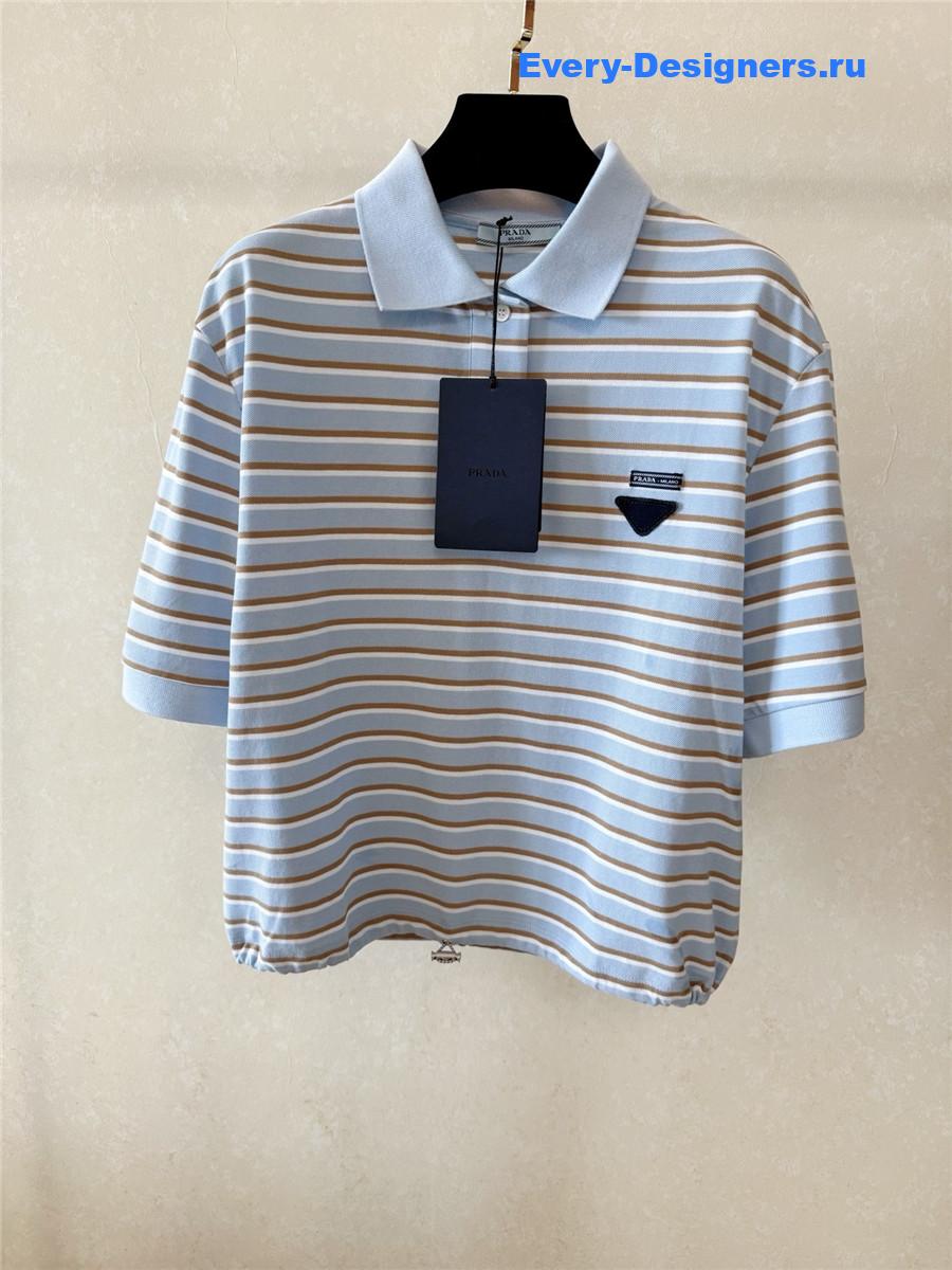 Pra*a fil-a-fil cotton shirt