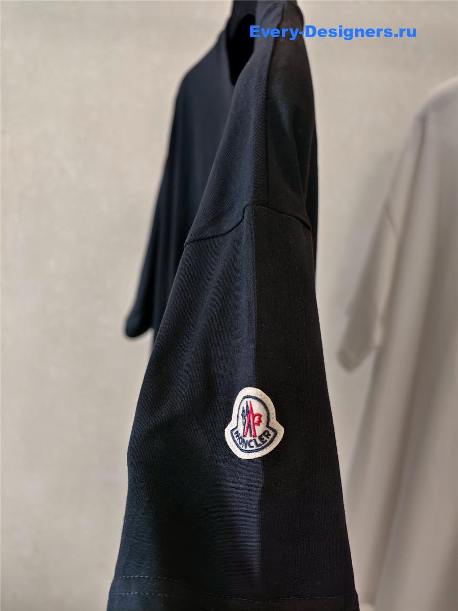 Moncler Embroidered Varsity Logo Tee