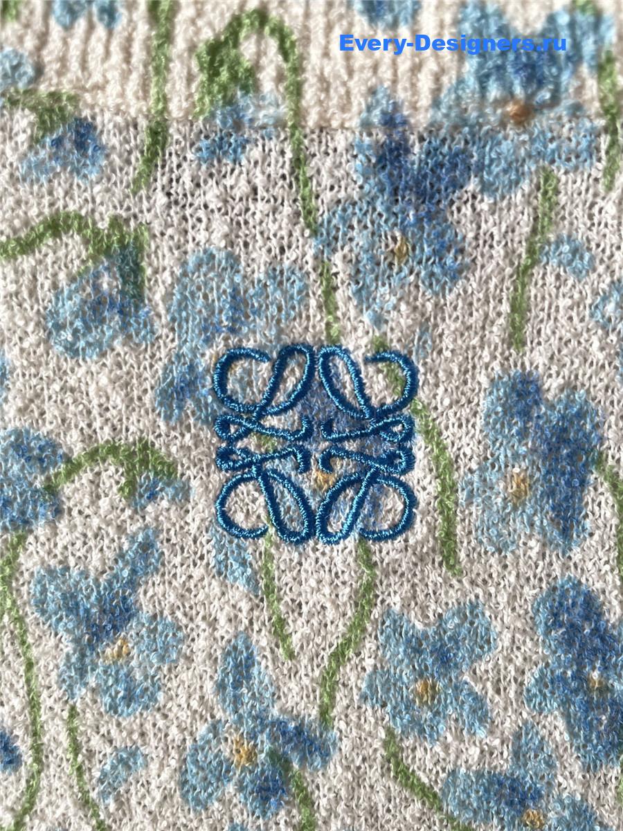 L0ew* floral knit tee