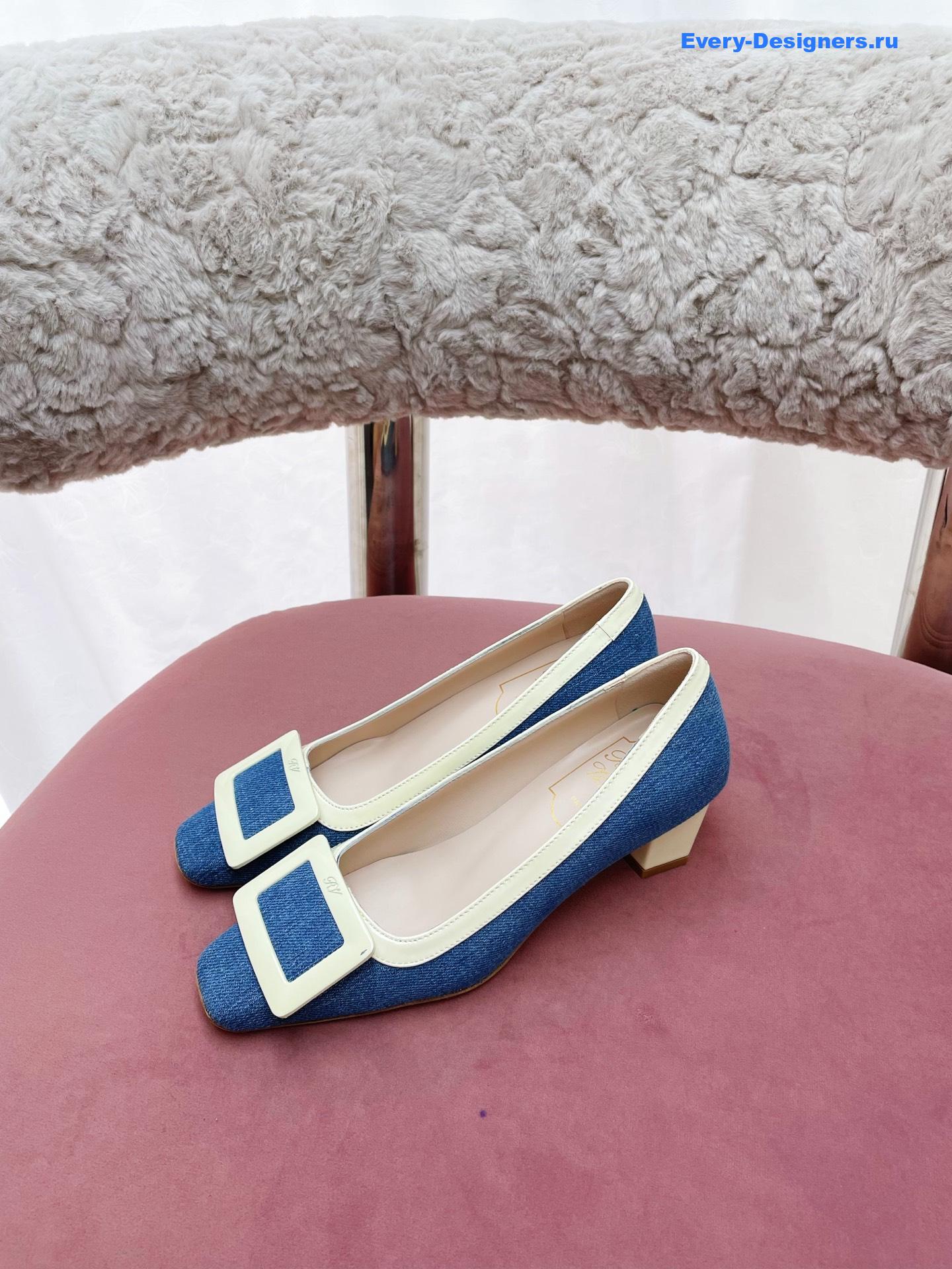 Roger Vivier Denim Pumps
