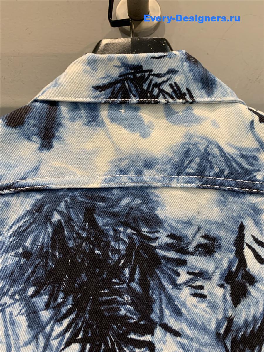 D10r ink bamboo denim jacket