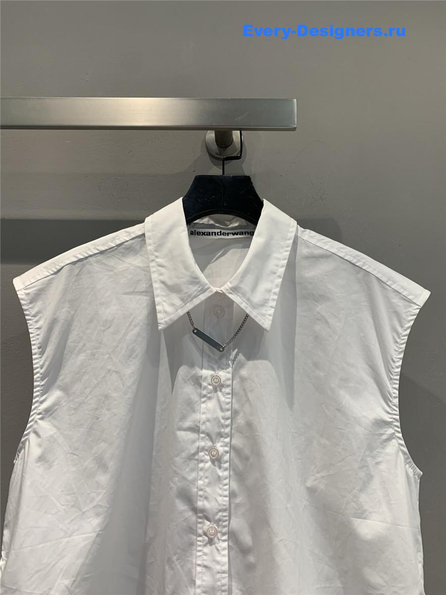 A1exa*der wang crystal rhinestone shirt