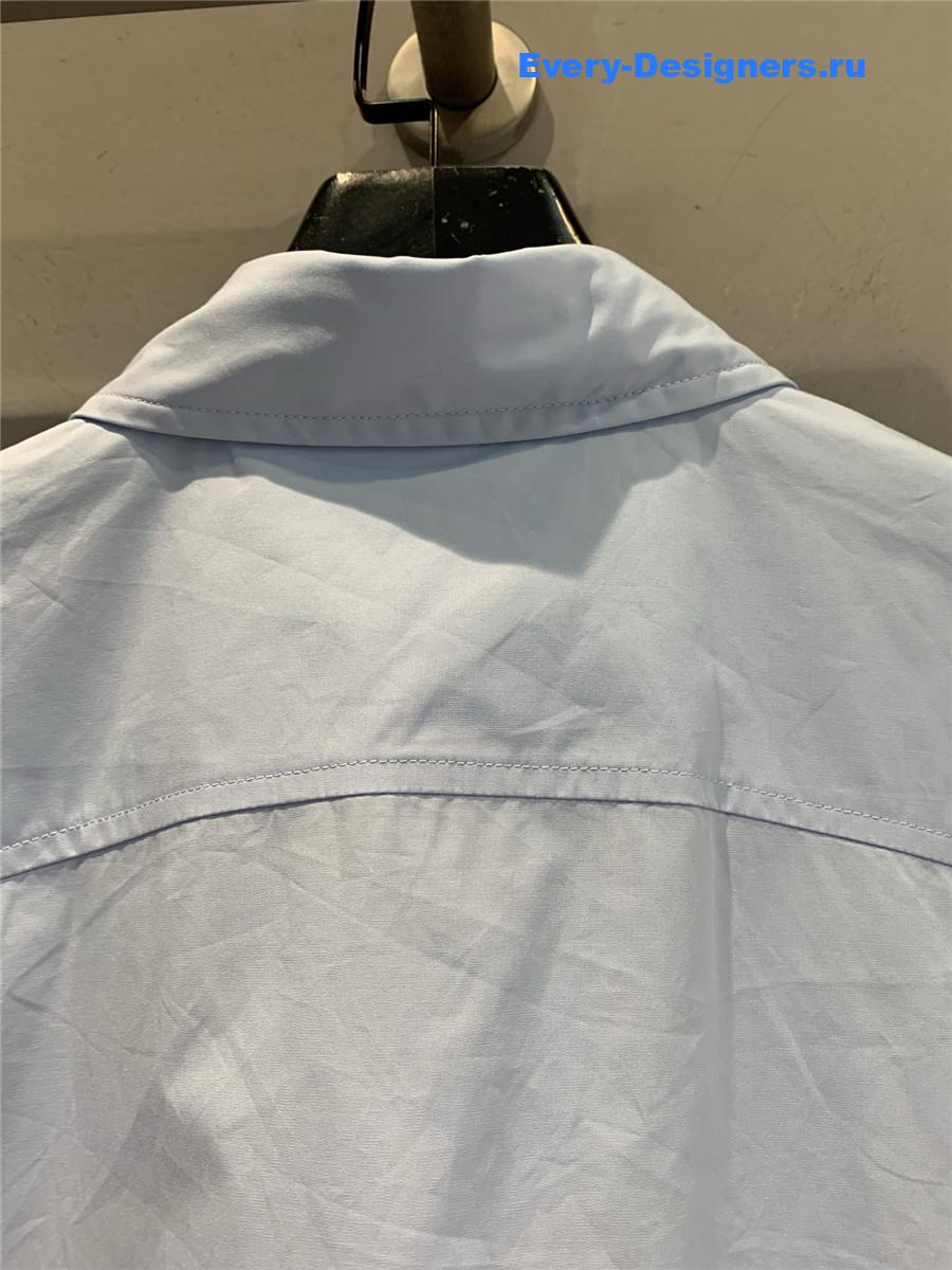 A1exa*der wang light blue rhinestone shirt