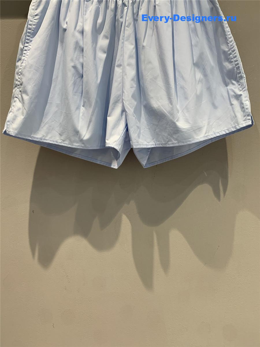 A1exa*der wang light blue cotton shorts