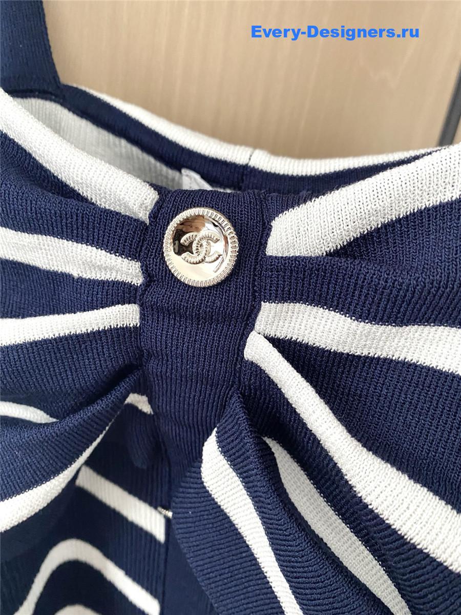 Ch**el strapless off-shoulder top