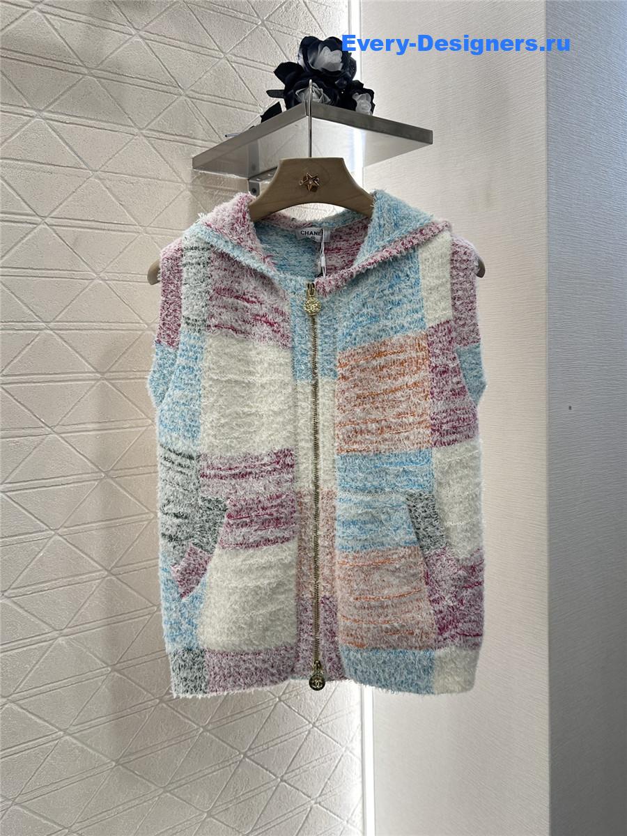 Ch**el zip-up hooded vest