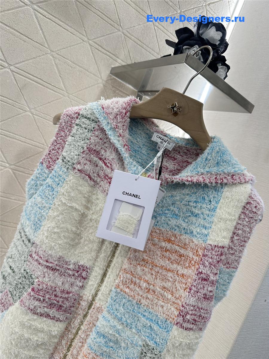 Ch**el zip-up hooded vest