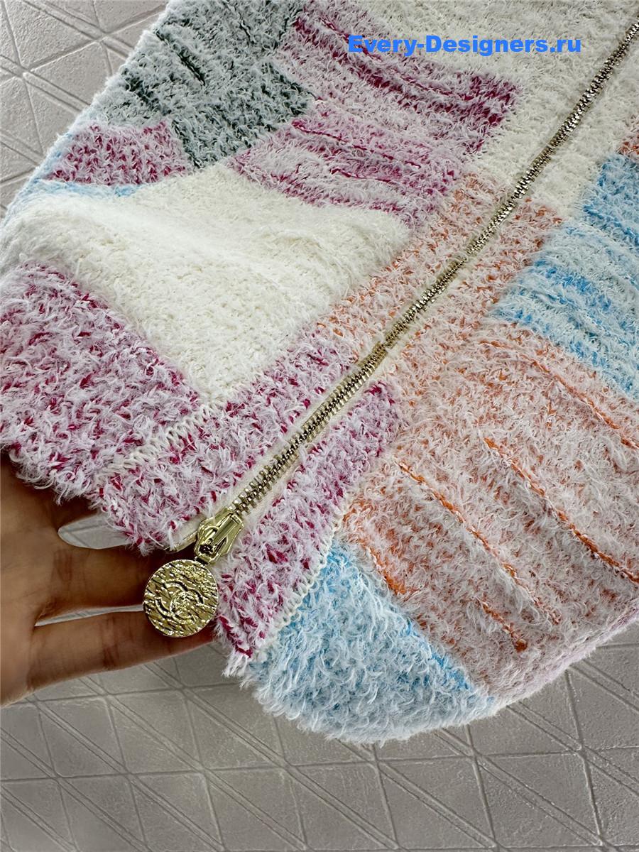 Ch**el zip-up hooded vest