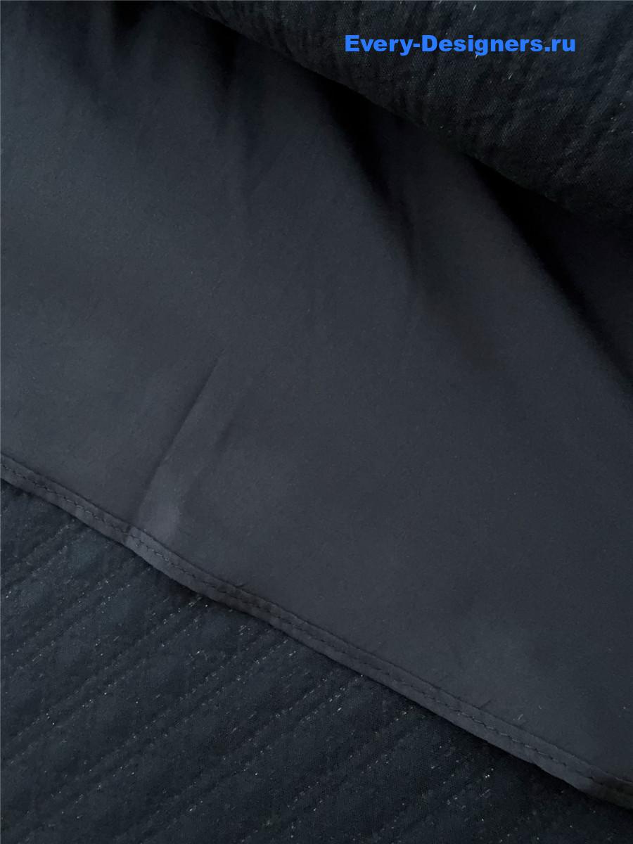 D10r black quilted microcannage dress