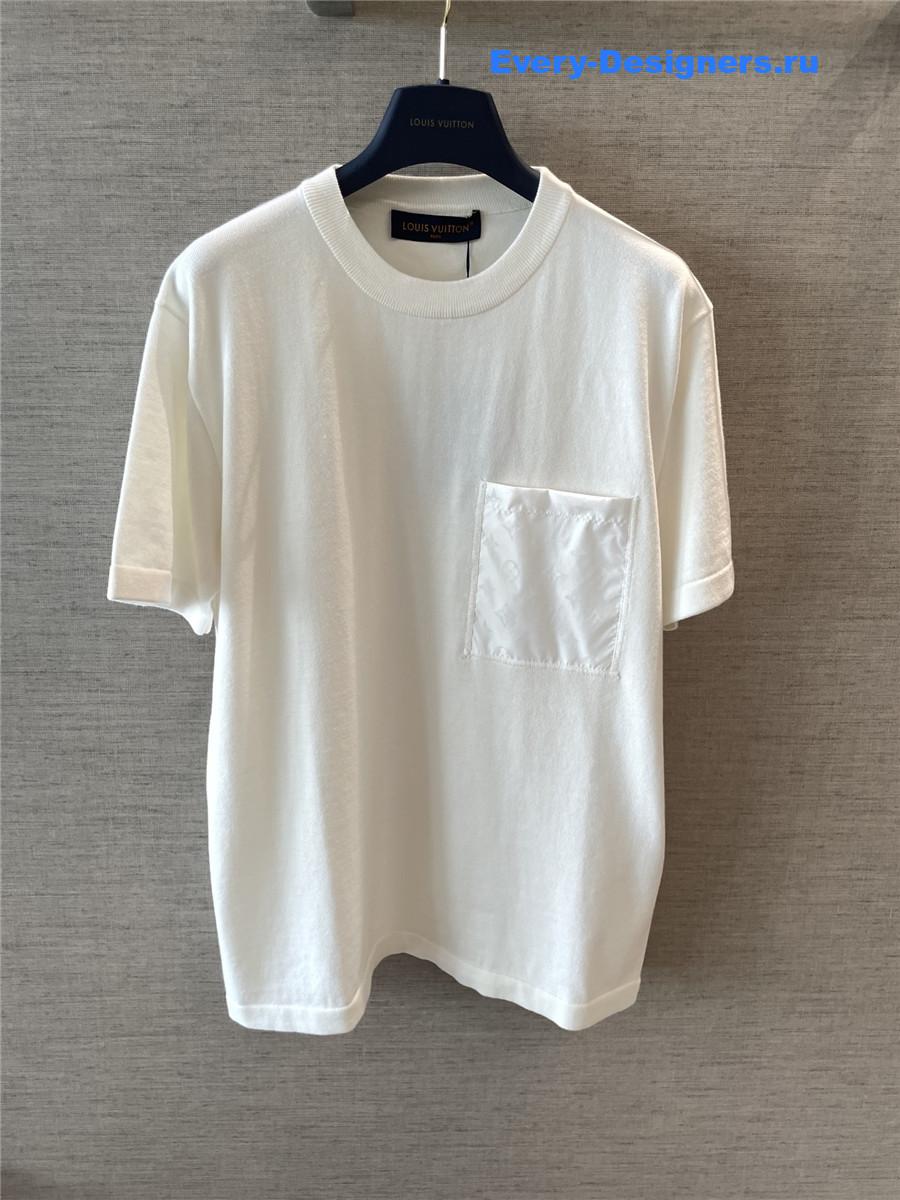 l0vis Vvtt0n white pocket tee