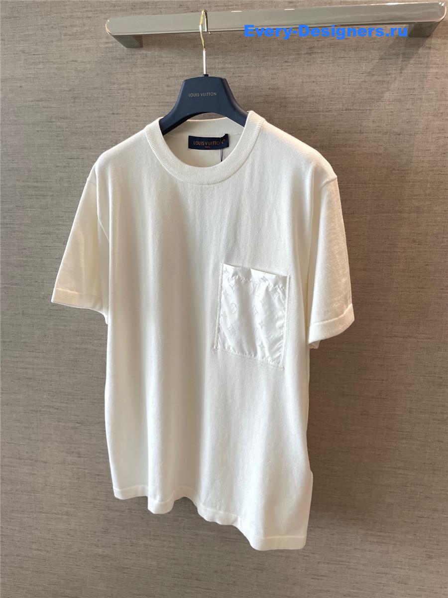 l0vis Vvtt0n white pocket tee