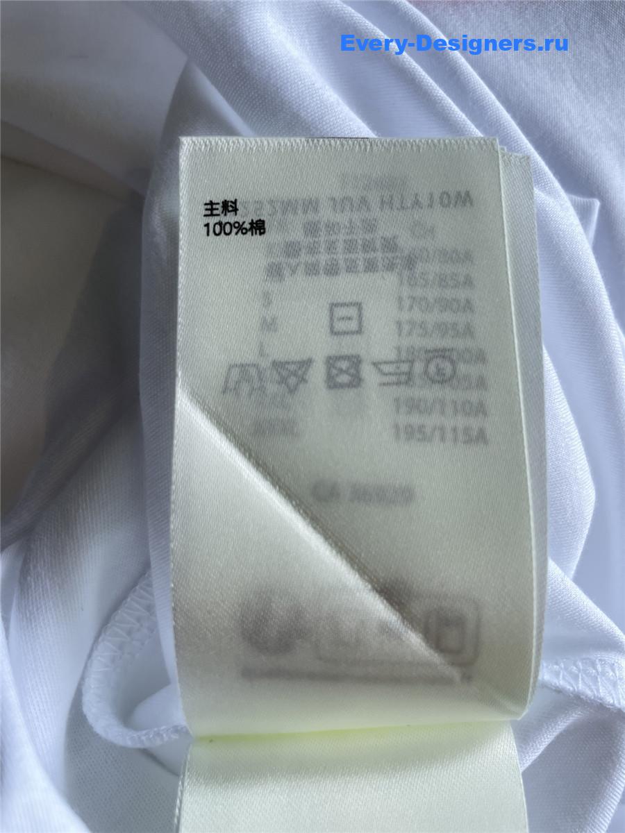 l0vis Vvtt0n cursive signature t-shirt in white