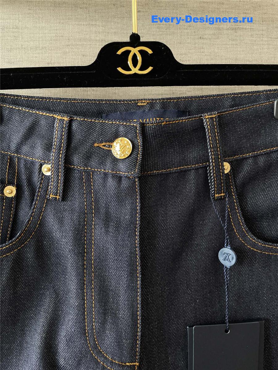 l0vis Vvtt0n denim mini shorts