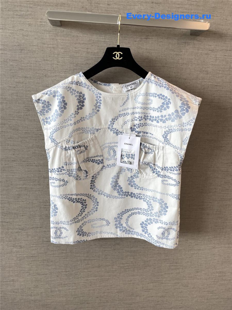 Ch**el coco beach sleeveless top