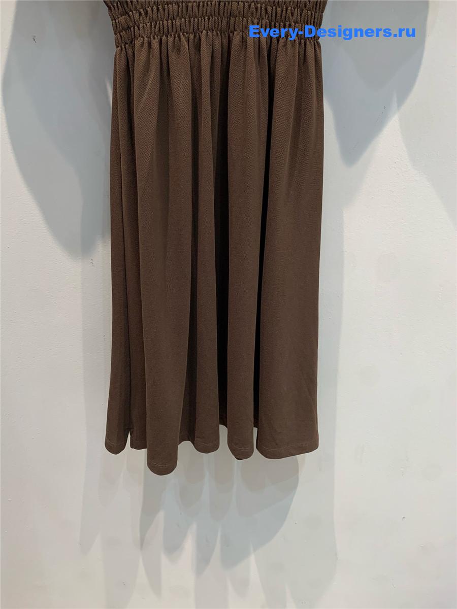 Miu Miu Cocoa Brown Mini-Dress