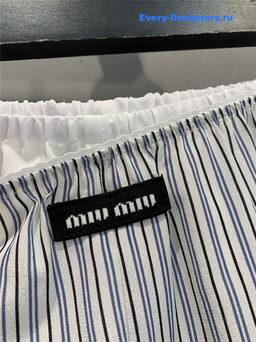 Miu Miu Crepe de Chine Boxer Shorts
