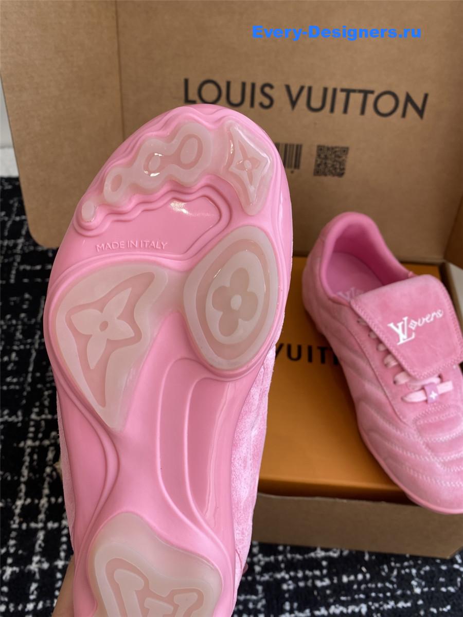 l0vis Vvtt0n pink lv footprint sneakers