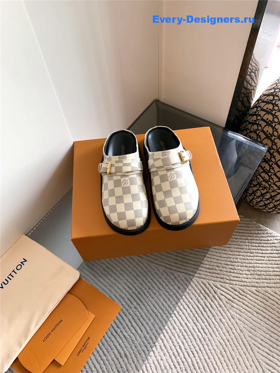l0vis Vvtt0n beige lv to-go clogs