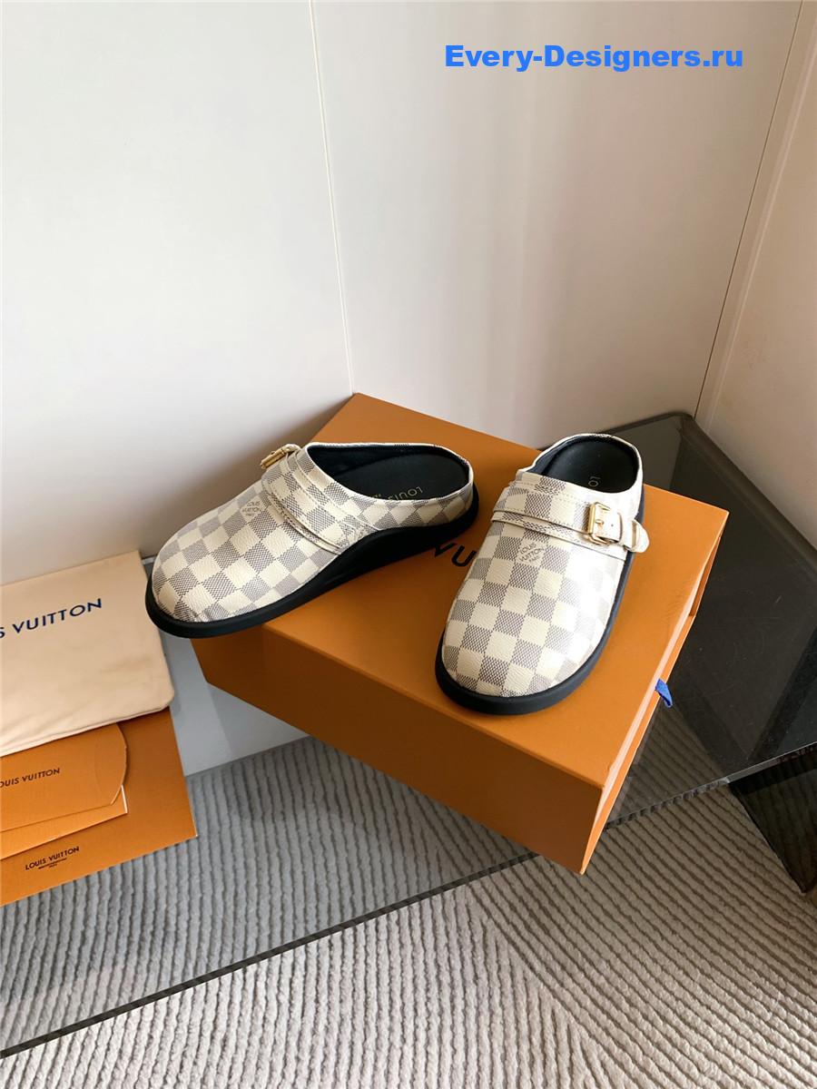 l0vis Vvtt0n beige lv to-go clogs