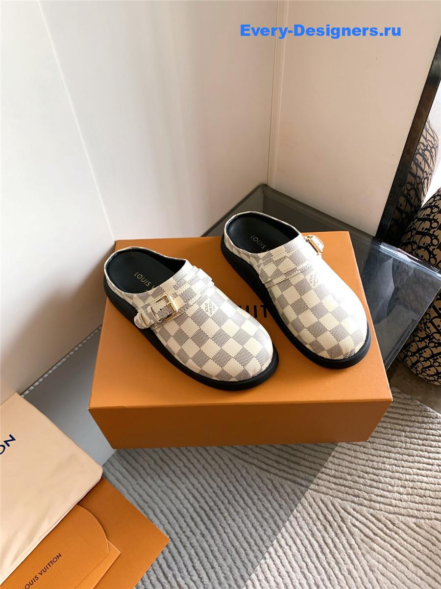l0vis Vvtt0n beige lv to-go clogs