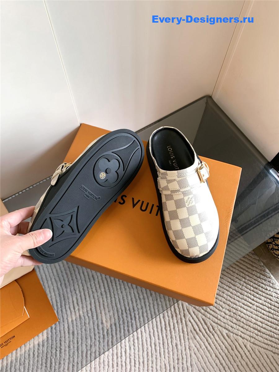 l0vis Vvtt0n beige lv to-go clogs