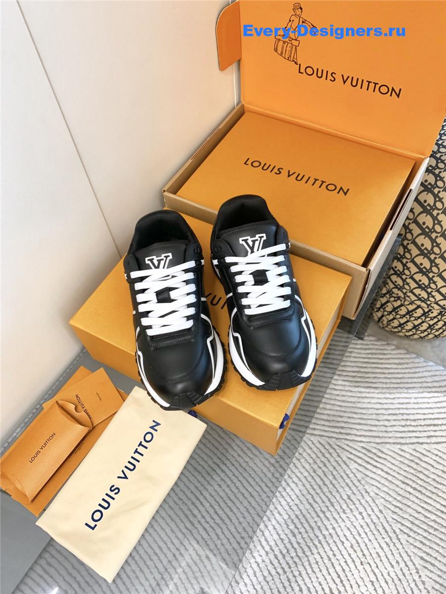 l0vis Vvtt0n black run away maxi sneakers